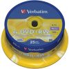 VERBATIM DVD+RW 4X CAKE (25) Poklada  lacn VERBATIM DVD+RW 4X CAKE (25)