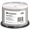 Verbatim CD-R 52x DataLifePlus Wide Print Professional NO ID Cake (50) /43745/ Poklada  lacn Verbatim CD-R 52x DataLifePlus Wide Print Professional NO ID Cake (50) /43745/