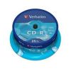 Verbatim CD-R 52x Cake (25) /43432/ Poklada  lacn Verbatim CD-R 52x Cake (25) /43432/