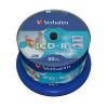 Verbatim CD-R 52x Fullface Printable NO ID Cake (50) /43438/ Poklada  lacn Verbatim CD-R 52x Fullface Printable NO ID Cake (50) /43438/