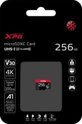 Adata XPG GAMING MICRO SDXC PAMčOV KARTA 256GB CLASS 10 UHS-I U3 A1 V30 100/85 MB/S