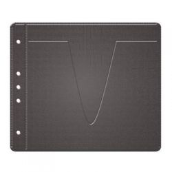 MediaRange CD Fleece Sleeves for 2 Discs for Binders Black (50)