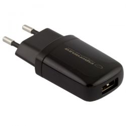 ESPERANZA EZ113 NABJACKA 1XUSB PORT 5V 0,8A CIERNA