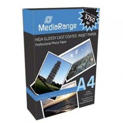 MediaRange Din A4 160g leskl foto papier (100) /MRINK105/