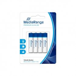 MediaRange AAA PRMIUM ALKALICK BATRIE (4 BLISTER) MRBAT101