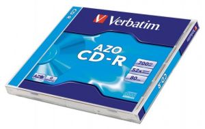 Verbatim CD-R 52X CRYSTAL AZO V NORMLNOM OBALE