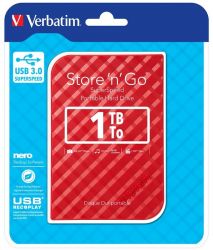 Verbatim USB 3.0 HDD 2,5 STORE N GO G2 1TB EXTERN PEVN DISK ERVEN