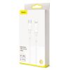 BASEUS CATLSW-02 USB-C/APPLE LIGHTNING KBEL 2A 18W PD 1M BIELY Poklada  lacn BASEUS CATLSW-02 USB-C/APPLE LIGHTNING KBEL 2A 18W PD 1M BIELY