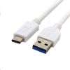 C-TECH USB 3.0 TYPE-C A-MALE/C-MALE KBEL 1M BIELY Poklada  lacn C-TECH USB 3.0 TYPE-C A-MALE/C-MALE KBEL 1M BIELY