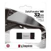 KINGSTON DATATRAVELER 80 USB-C 3.2 GEN 1 PENDRIVE 32GB Pokladóa – lacné KINGSTON DATATRAVELER 80 USB-C 3.2 GEN 1 PENDRIVE 32GB