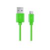 Esperanza EB177G MICRO USB KBEL 0,5M ZELEN Poklada  lacn Esperanza EB177G MICRO USB KBEL 0,5M ZELEN