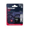 PATRIOT EP MICRO SDXC 512GB + ADAPTER CLASS 10 UHS-I U3 A1 V30 100/80 MB/s Poklada  lacn PATRIOT EP MICRO SDXC 512GB + ADAPTER CLASS 10 UHS-I U3 A1 V30 100/80 MB/s
