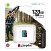 KINGSTON CANVAS GO PLUS MICRO SDXC 128GB CLASS 10 UHS-I U3 A2 V30 170/90 MB/S Poklada  lacn KINGSTON CANVAS GO PLUS MICRO SDXC 128GB CLASS 10 UHS-I U3 A2 V30 170/90 MB/S