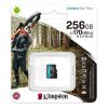 KINGSTON CANVAS GO PLUS MICRO SDXC 256GB CLASS 10 UHS-I U3 A2 V30 170/90 MB/S Poklada  lacn KINGSTON CANVAS GO PLUS MICRO SDXC 256GB CLASS 10 UHS-I U3 A2 V30 170/90 MB/S