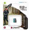 KINGSTON CANVAS GO PLUS MICRO SDXC 512GB CLASS 10 UHS-I U3 A2 V30 170/90 MB/S Poklada  lacn KINGSTON CANVAS GO PLUS MICRO SDXC 512GB CLASS 10 UHS-I U3 A2 V30 170/90 MB/S