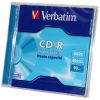 Verbatim CD-R 40X 800MB 90MIN V NORMLNOM OBALE Poklada  lacn Verbatim CD-R 40X 800MB 90MIN V NORMLNOM OBALE